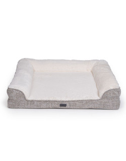 Sofa lit Alys Beige/Blanc Vadigran 75cm