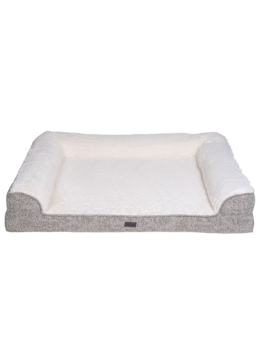 Sofa lit Alys Beige/Blanc Vadigran 90cm Sofa lit Alys Beige/Blanc Vadigran 90cm
