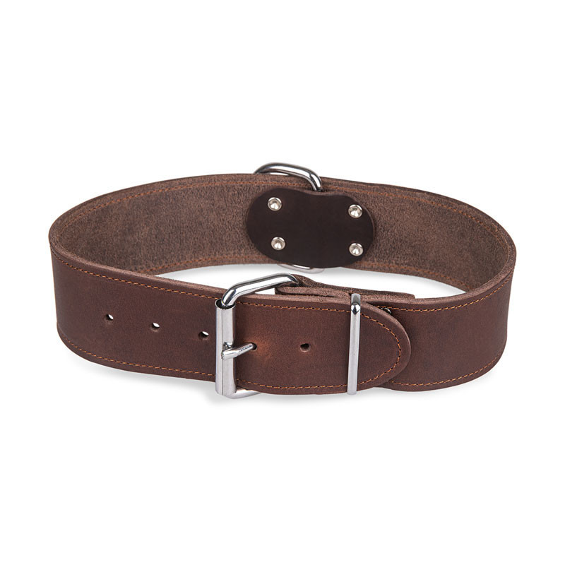 Collier Large cuir huilé 55cmx40mm L Vadigran