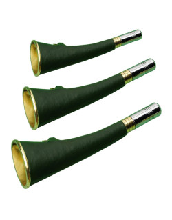 Corne d'appel laiton gainée cuir