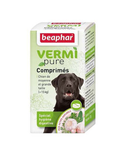 Comprimés purge Vermipure chien de moyenne et grande taille