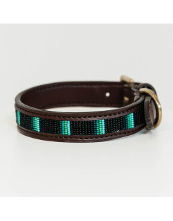 Collier pour chien perles faites main Kentucky