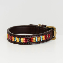 Collier pour chien perles faites main Kentucky
