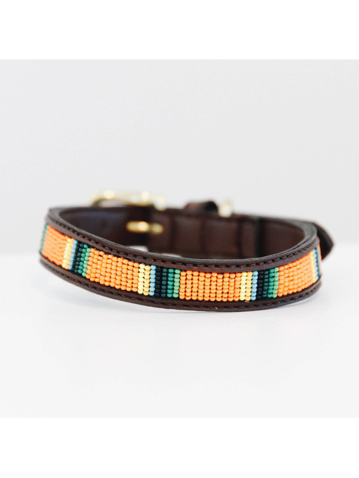 Collier pour chien perles faites main Kentucky