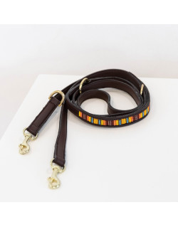 Laisse pour chien perles faites main 230 cm Kentucky