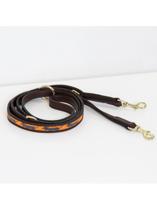 Laisse pour chien perles faites main 230 cm Kentucky Laisse pour chien perles faites main 230 cm Kentucky