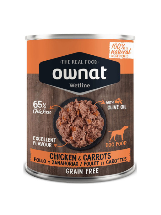 Alimentation humide Ownat Wetline Turkey & Pumpkin