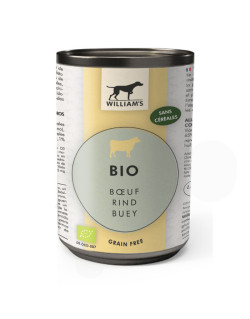 Pâtée Bio William's au Bœuf