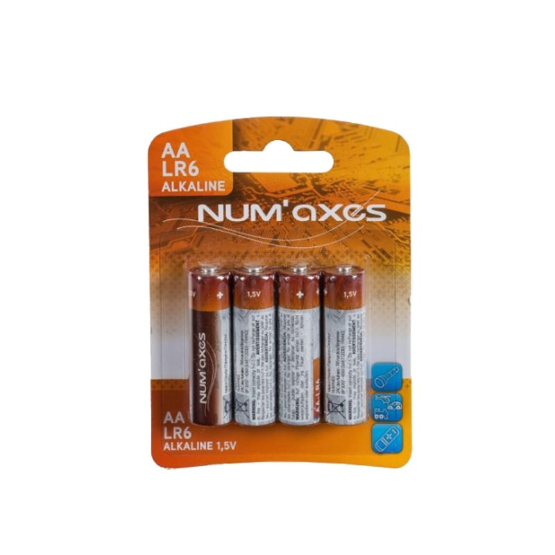 Piles Num'Axes LR06 1,5V AA Alkaline