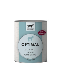 Pâtée William's Optimal à l'agneau 800g