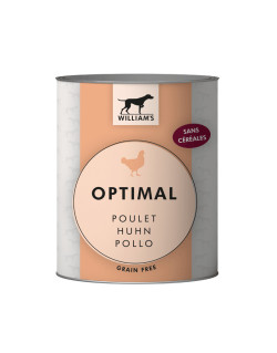 Pâtée William's Optimal au poulet 800g