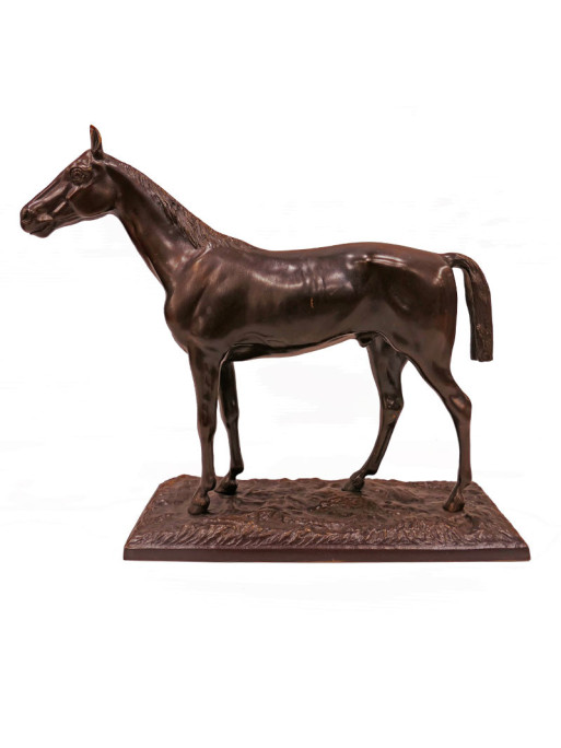 Statuette cheval Anglais en bronze