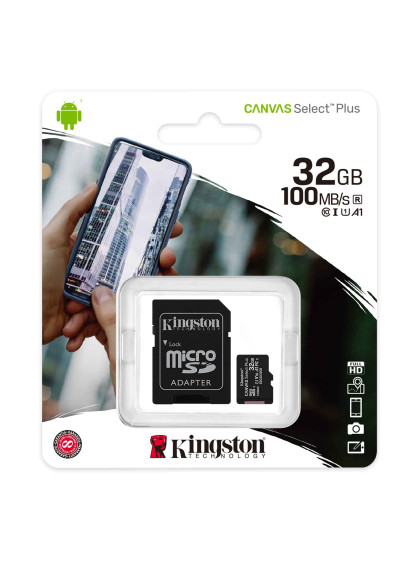 Kingston - carte mémoire flash - 32 Go - microSDHC