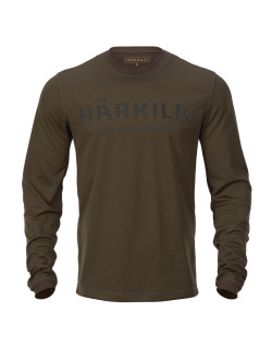 T-Shirt Mountain Hunter Härkila Manches Longues Vert