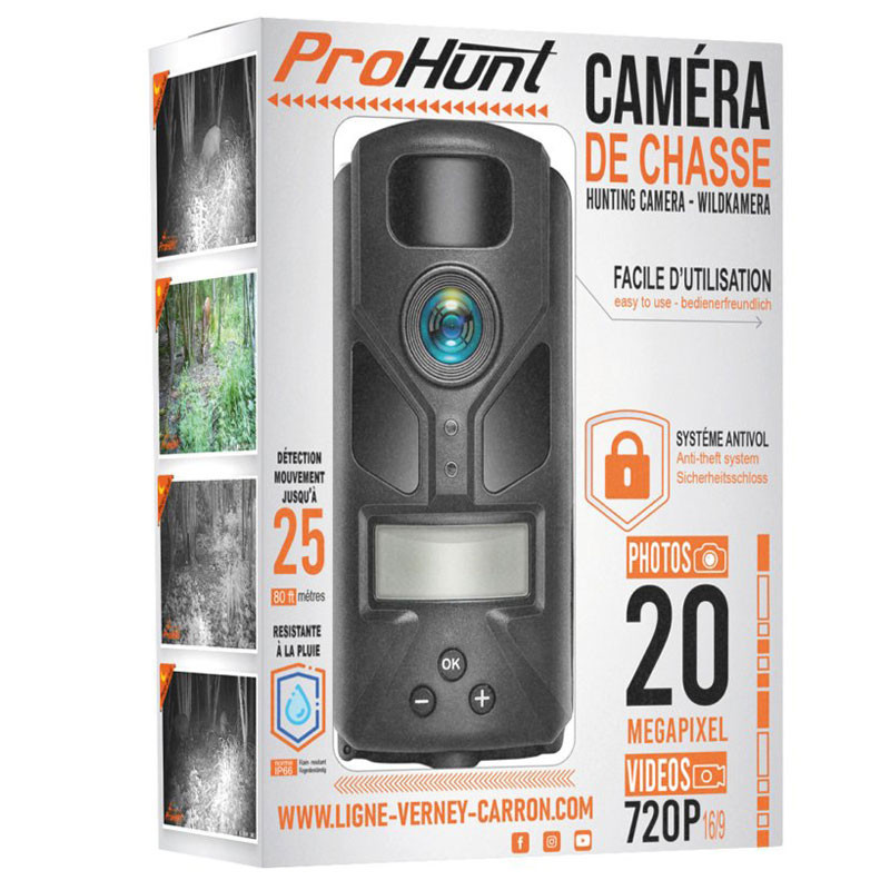 Caméra de surveillance 20MP ProHunt Verney-Carron