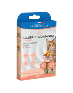 Collier Dermo Apaisant et Répulsif chats Francodex