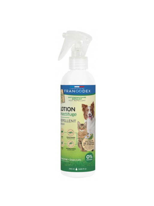 Lotion insectifuge pour chiens et chats Francodex