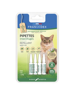 Pipettes Insectifuges pour Chats Francodex