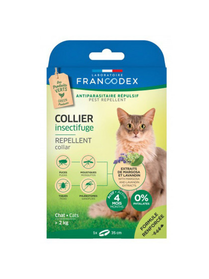 Collier Insectifuge pour chats Francodex