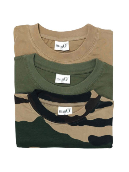 Lot de 3 tee shirts dont 1 camo Percussion