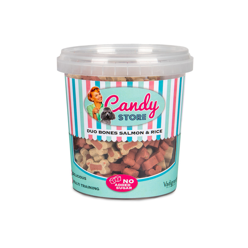 Candy Duo Bones mélange saumon et riz 500g