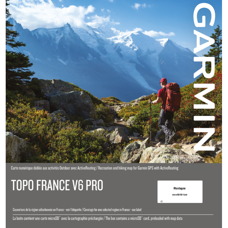 Carte Garmin Topo France V6 PRO