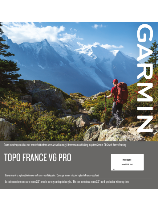 Carte Garmin Topo France V6 PRO