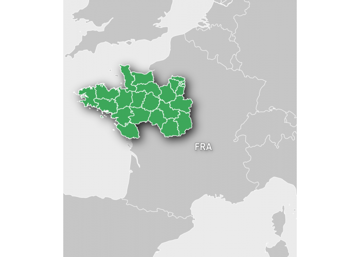 Carte Garmin Topo France V6 Pro Nord Ouest