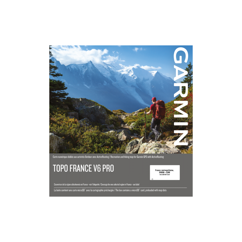 Carte Garmin Topo France V6 PRO