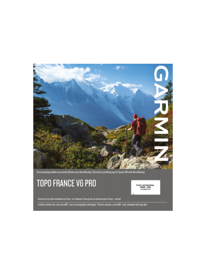 Carte Garmin Topo France V6 PRO