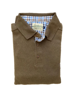 Sweat Col Boutonné Camel Lovergreen