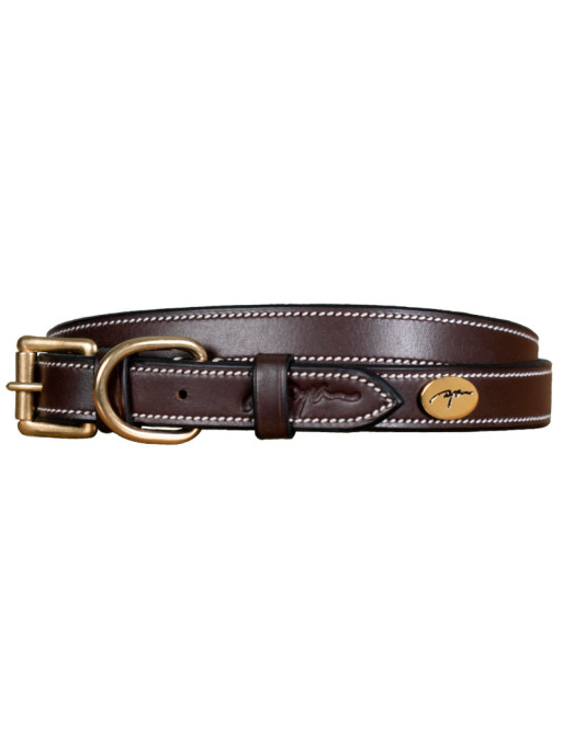 Collier pour chien Cuir Plat Dy'on Collier pour chien Cuir Plat Dy'on