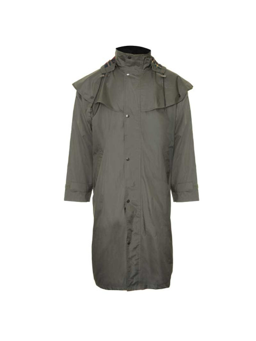 Imperméable d'équitation Highgrove LoverGreen kaki avant Imperméable d'équitation Highgrove LoverGreen kaki avant