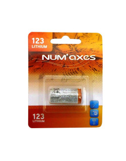 Piles 123 3v Lithium Num'axes