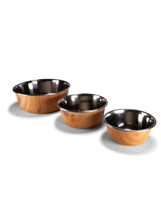 Mangeoire Selecta design bois et inox Mangeoire Selecta design bois et inox
