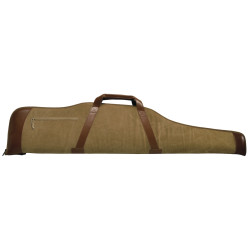 Fourreau carabine avec lunette Pisteurs Canvas Marron 128 cm