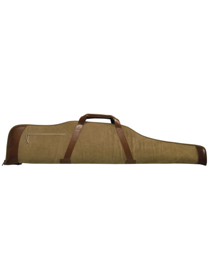 Fourreau carabine avec lunette Pisteurs Canvas Marron 128 cm