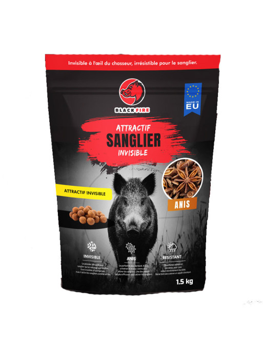 Attractant Sanglier Black Fire Invisible