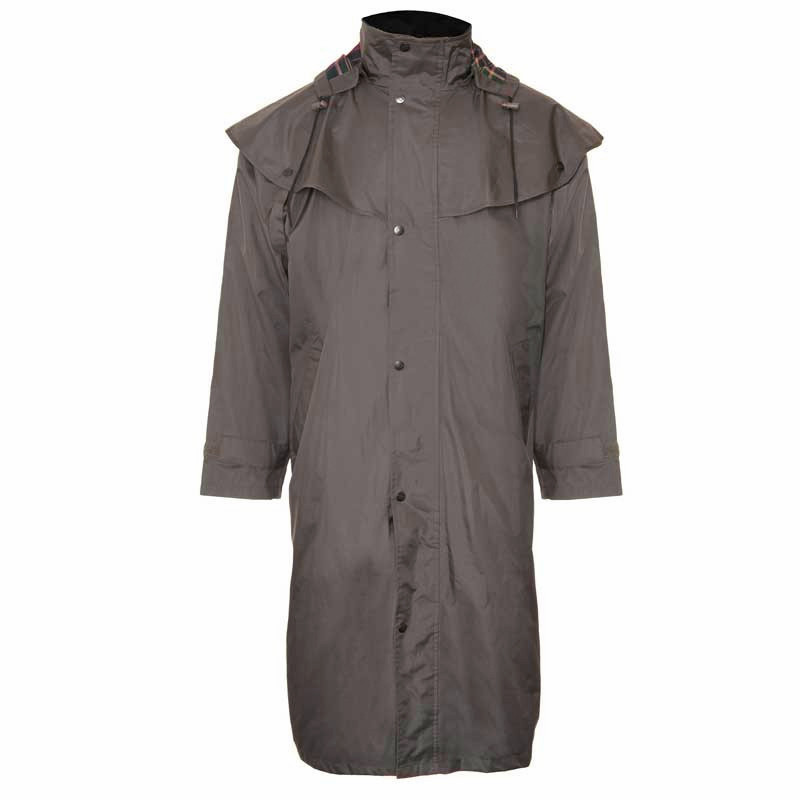 Imperméable d'équitation Highgrove LoverGreen brun avant