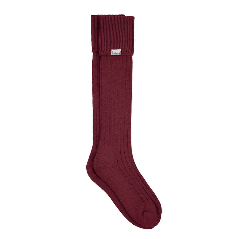 Chaussettes montantes Alpaga Dubarry bordeaux Chaussettes montantes Alpaga Dubarry bordeaux