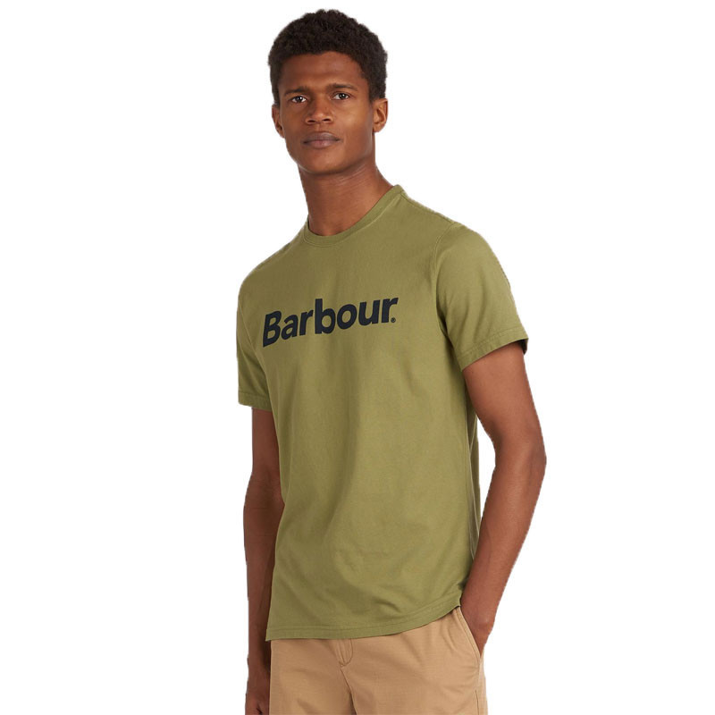 T-shirt Logo Tee Barbour olive 2