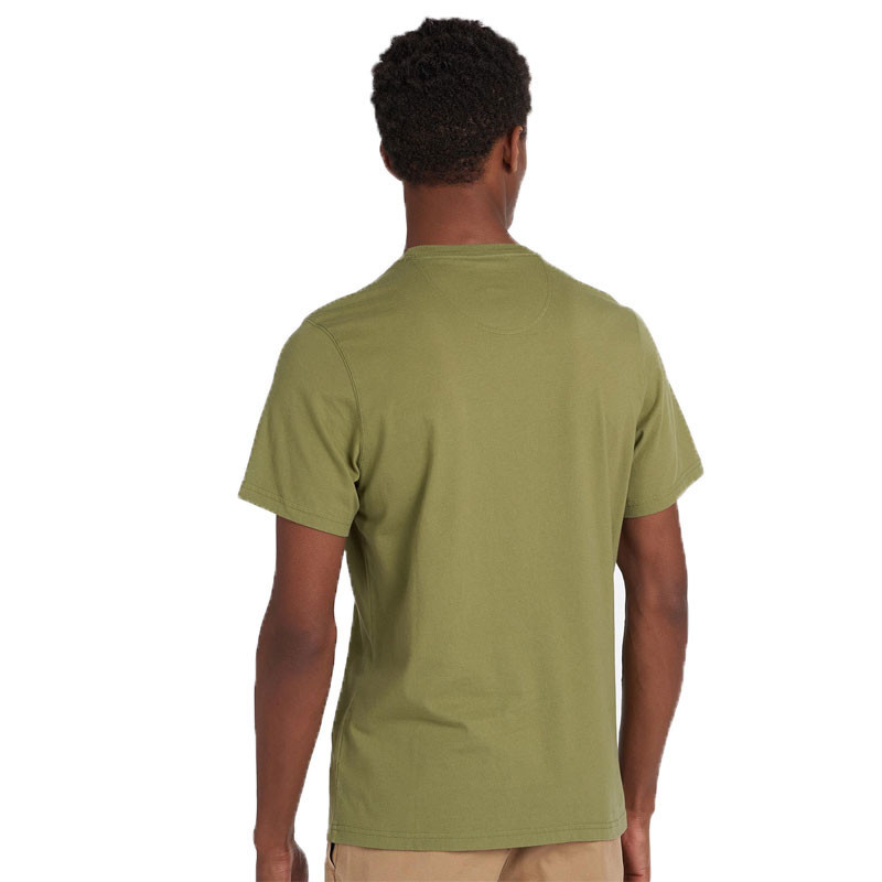 T-shirt Logo Tee Barbour olive 3