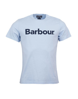 T-shirt Logo Tee Barbour bleu ciel