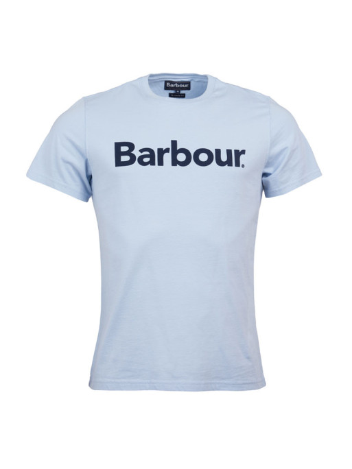 T-shirt Logo Tee Barbour bleu ciel