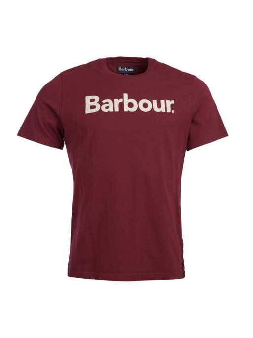 T-shirt Logo Tee Barbour bordeaux