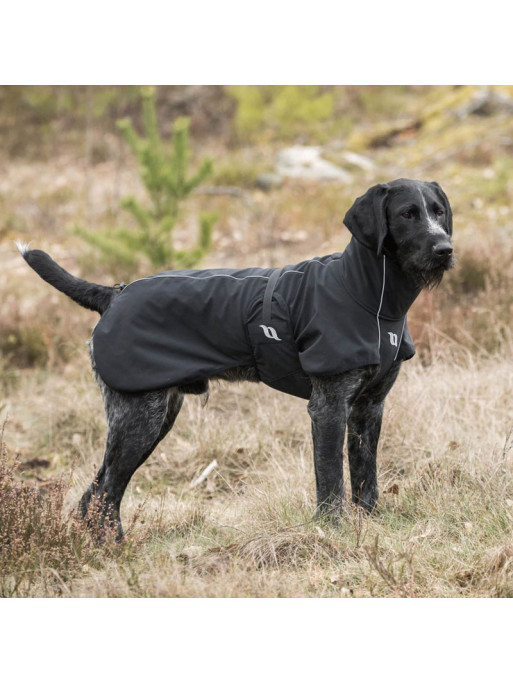 Manteau chien bark Back On Track noir ambiance