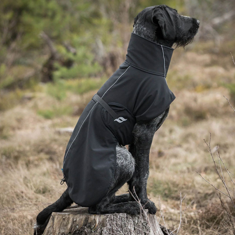 Manteau chien bark Back On Track noir ambiance 1