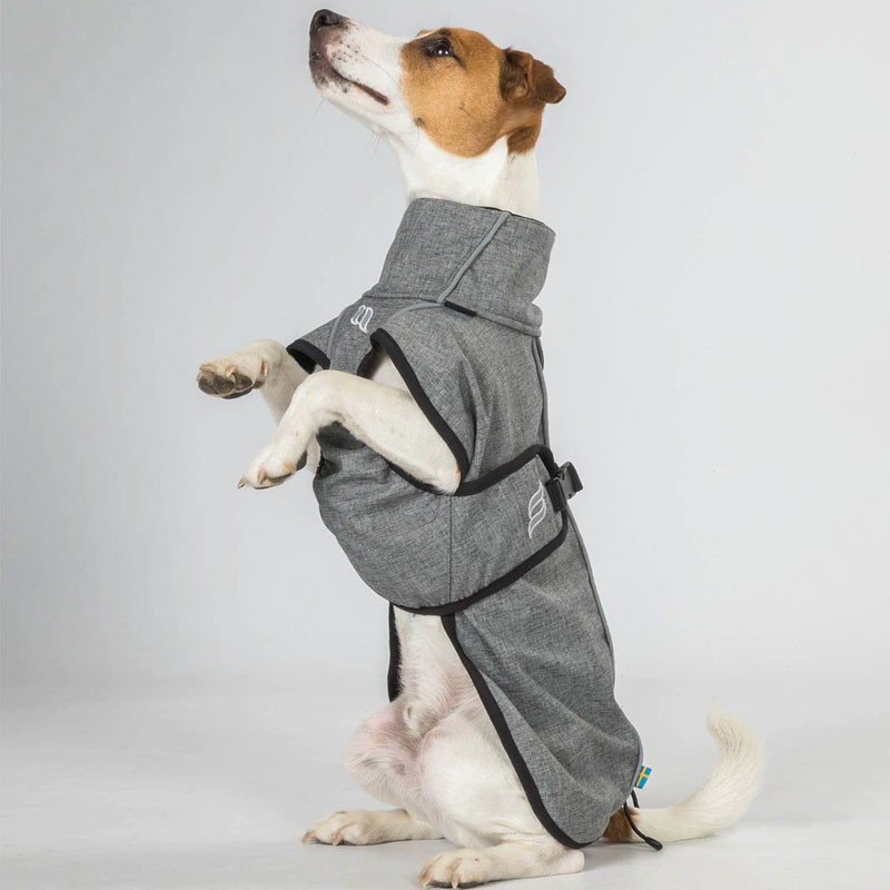 Manteau chien bark Back On Track gris 2