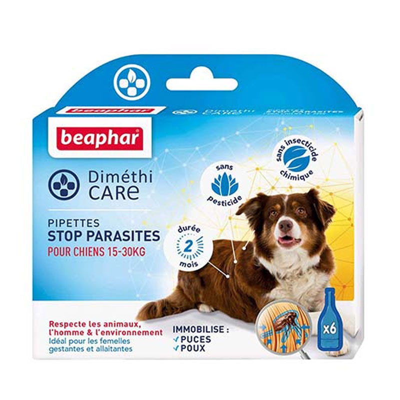 Pipettes antiparasitaires Diméthicare chien Béaphar