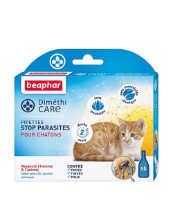 Pipettes antiparasitaires Diméthicare chaton Béaphar